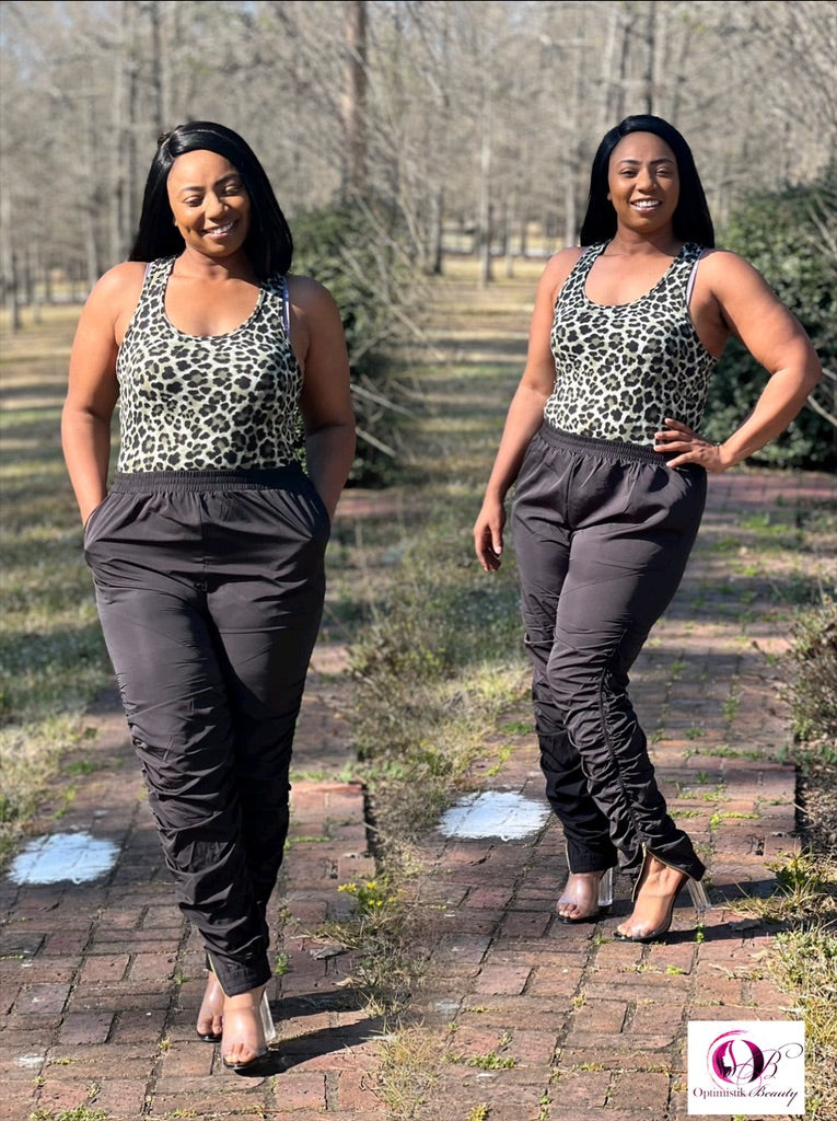 Olive Leopard Set