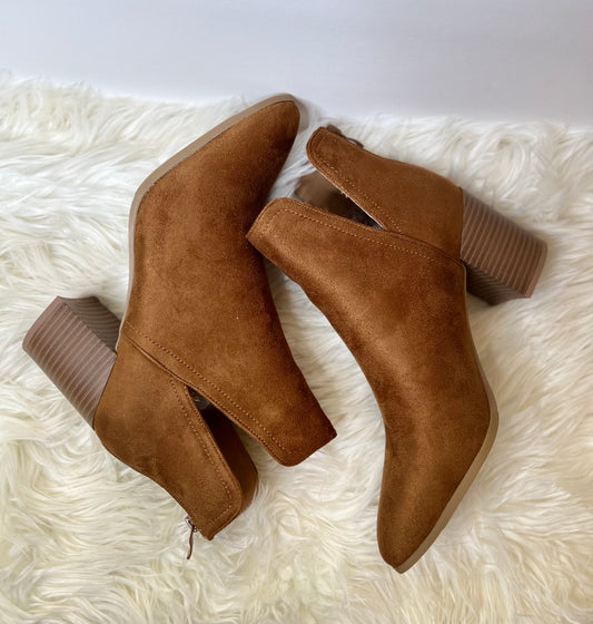 Suede Booties